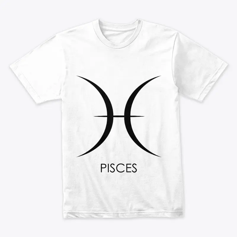 New Zodiac Merch - Pisces (Black logo)