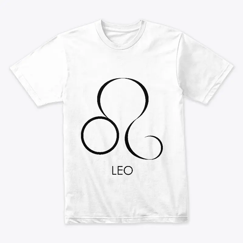 New Zodiac Merch - Leo (Black Logo)