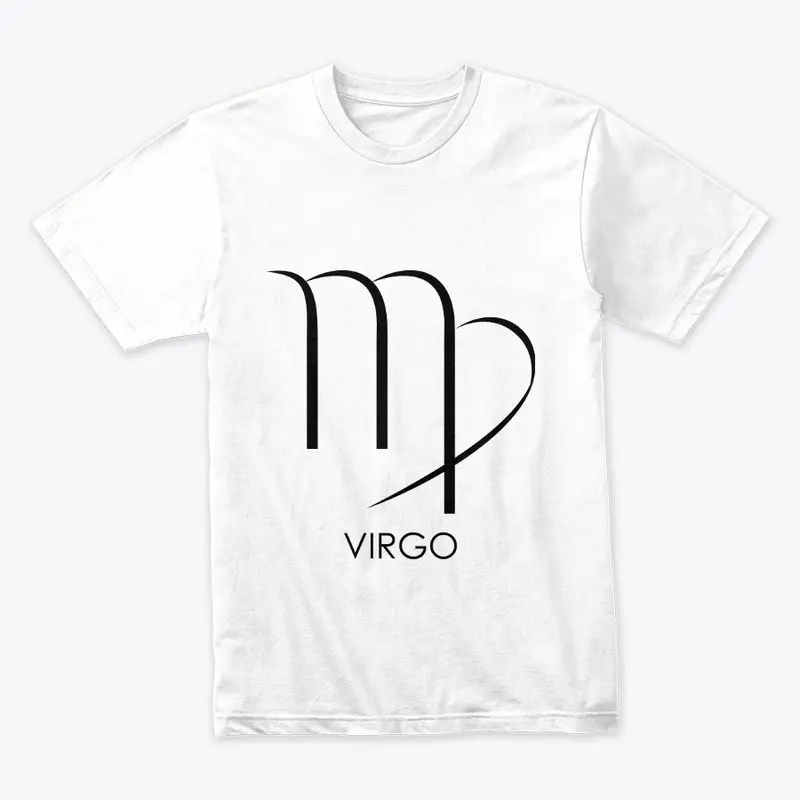 New Zodiac Merch - Virgo (Black Logo)